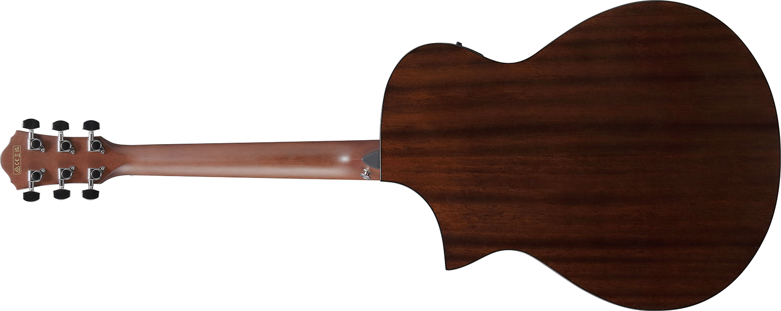 Ibanez Aewc16qa Teh Grand Concert Cw Tilleul Sapele Rw - Transparent Emerald Burst - Folk gitaar - Variation 1