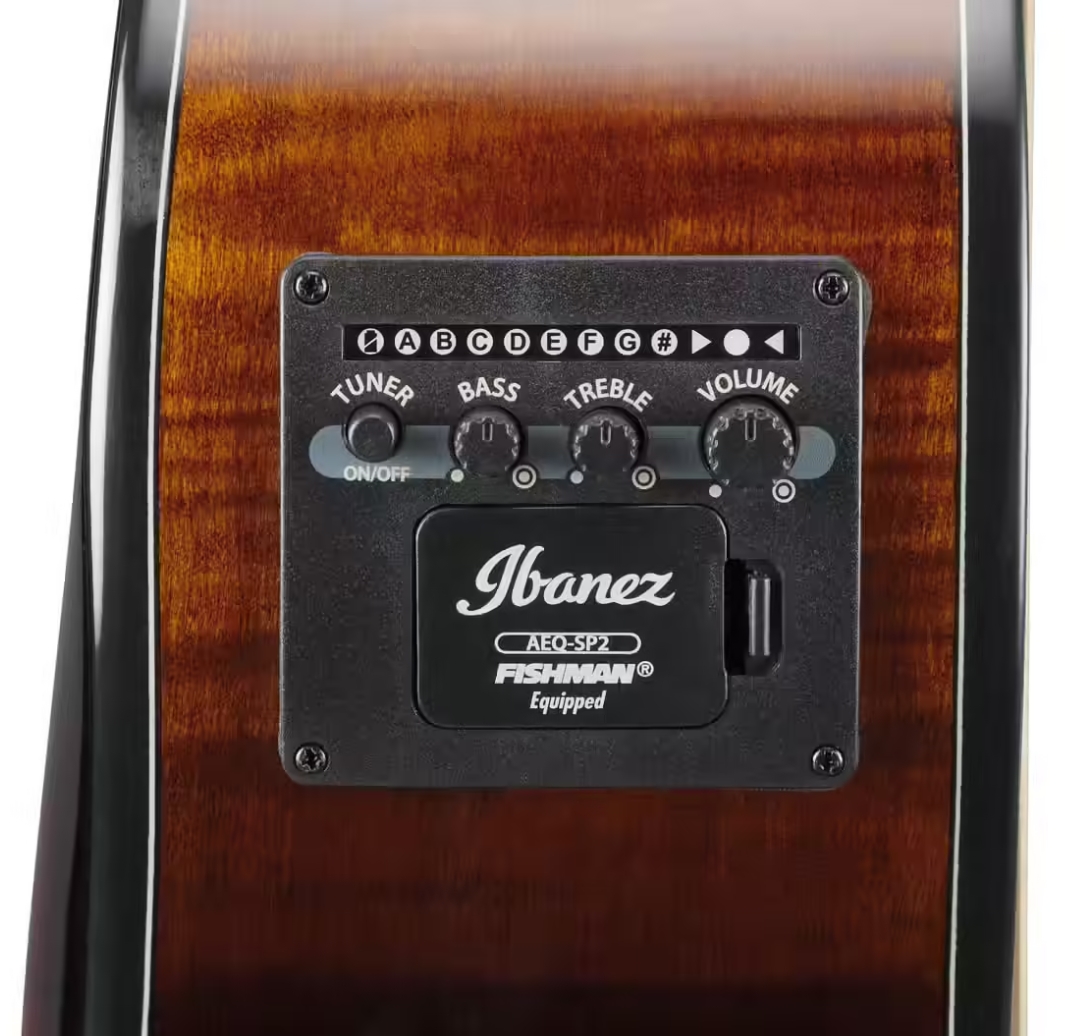 Ibanez Aewc400 Ams Grand Concert Cw Tout Erable Lau - Amber Sunburst - Folk gitaar - Variation 3