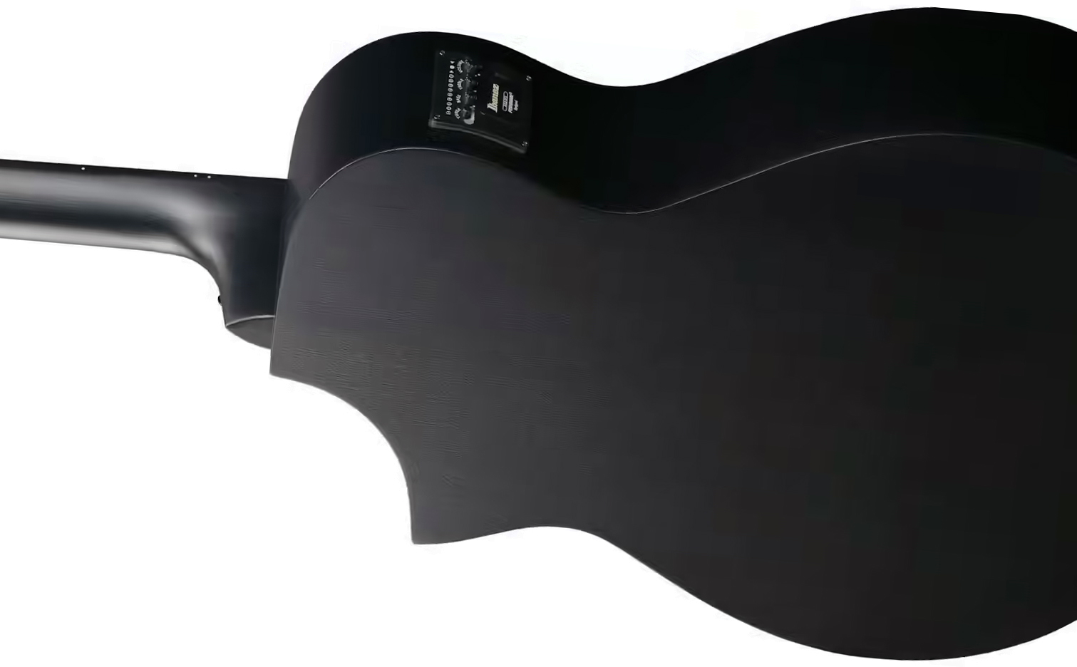 Ibanez Aewc621 Bot Grand Concert Cw Tilleul Sapele Eb - Black Out - Folk gitaar - Variation 2