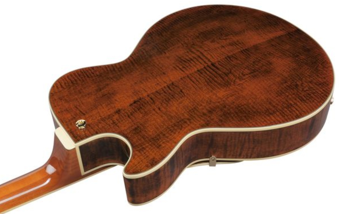 Ibanez Ag95mg Da Artcore Expressionist 2h Ht Eb - Dark Amber - Elektrische gitaar in Strat vorm - Variation 3