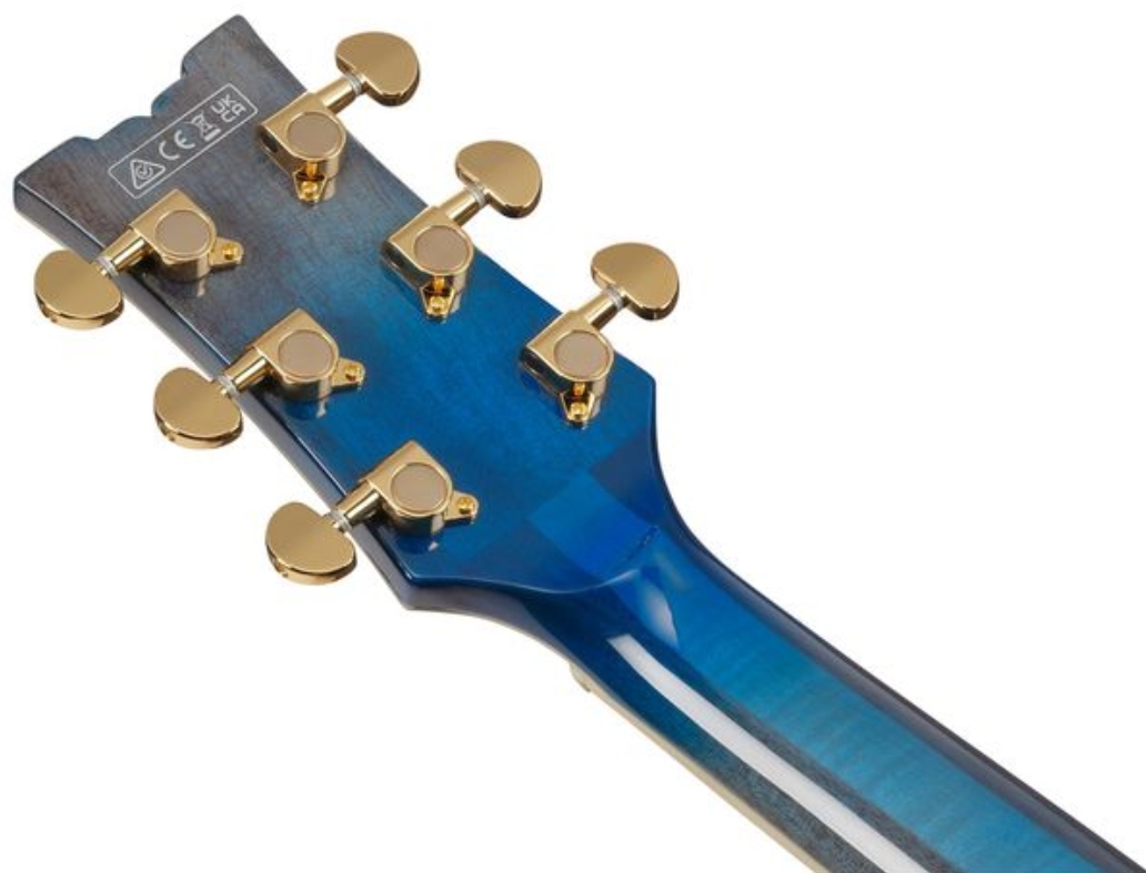 Ibanez Am93qa Jbb Artcore Expressionist 2h Ht Eb - Jet Blue Burst - Semi hollow elektriche gitaar - Variation 4