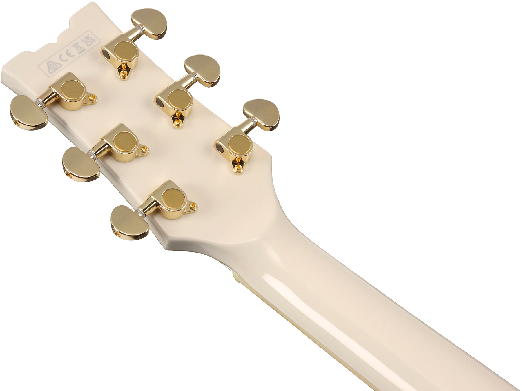 Ibanez Amh90 Iv Artcore Expressionist 2h Ht Eb - Ivory - Hollow bodytock elektrische gitaar - Variation 4