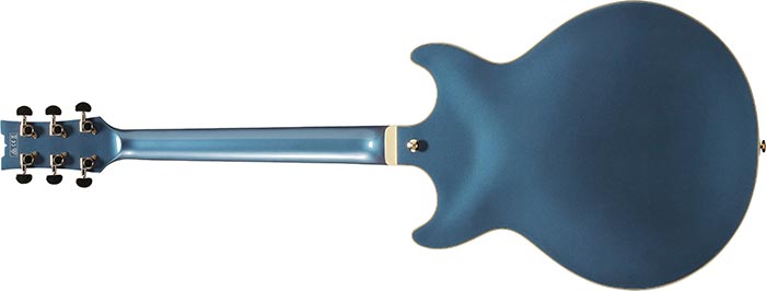 Ibanez Amh90 Pbm Artcore Expressionist 2h Ht Eb - Prussian Blue Metallic - Hollow bodytock elektrische gitaar - Variation 1