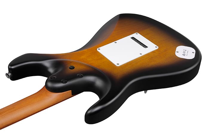 Ibanez Andy Timmons Atz10 Stm Premium Signature Hss Dimarzio Trem Mn - Sunburst Matte - Elektrische gitaar in Str-vorm - Variation 3