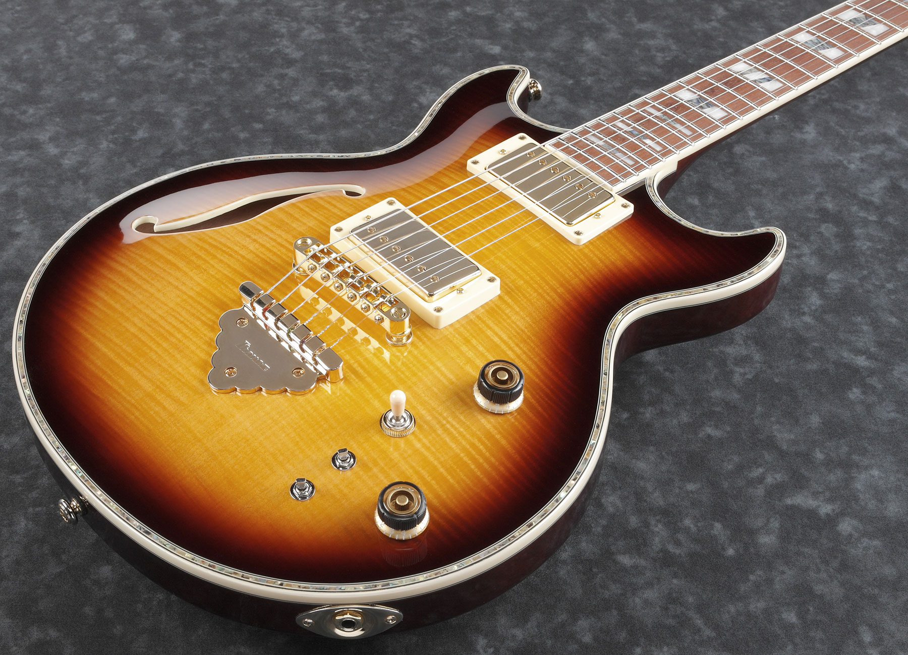 Ibanez Ar520hfm Vls Standard Hh Ht Jat - Violin Sunburst - Hollow bodytock elektrische gitaar - Variation 2