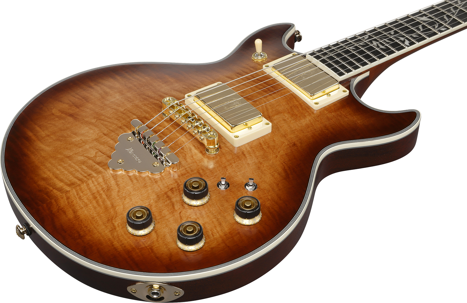Ibanez Ar625fmsp Cml Standard Artist 2h Ht Eb - Caramel Burst Low Gloss - Double cut gitaar - Variation 2