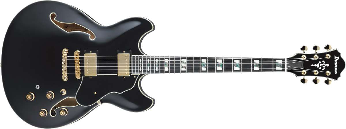 Ibanez As153b Bk Artstar - Black - Semi hollow elektriche gitaar - Variation 1