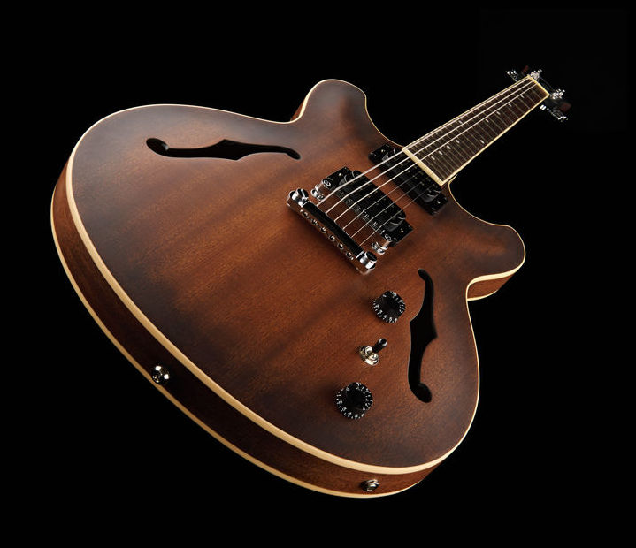 Ibanez As53 Tkf Artcore Hh Ht Noy - Tobacco Flat - Semi hollow elektriche gitaar - Variation 6