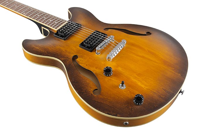Ibanez As53l Tf Artcore Gaucher Hh Ht Wal - Tobacco Flat - Semi hollow elektriche gitaar - Variation 2