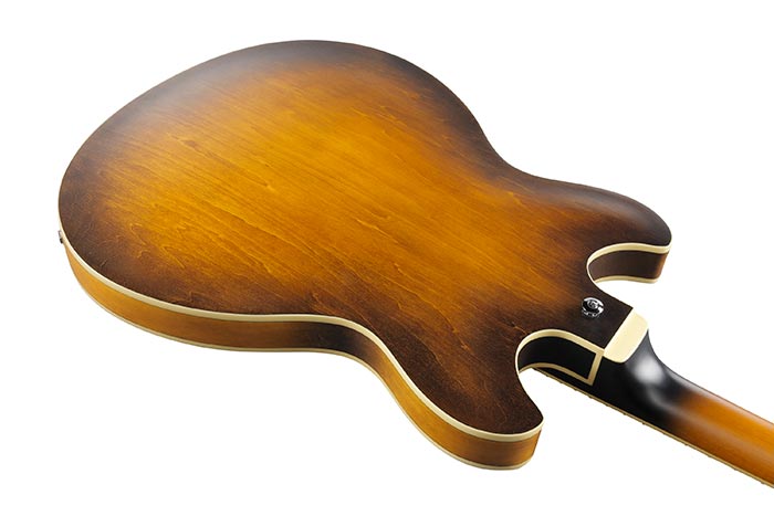 Ibanez As53l Tf Artcore Gaucher Hh Ht Wal - Tobacco Flat - Semi hollow elektriche gitaar - Variation 3
