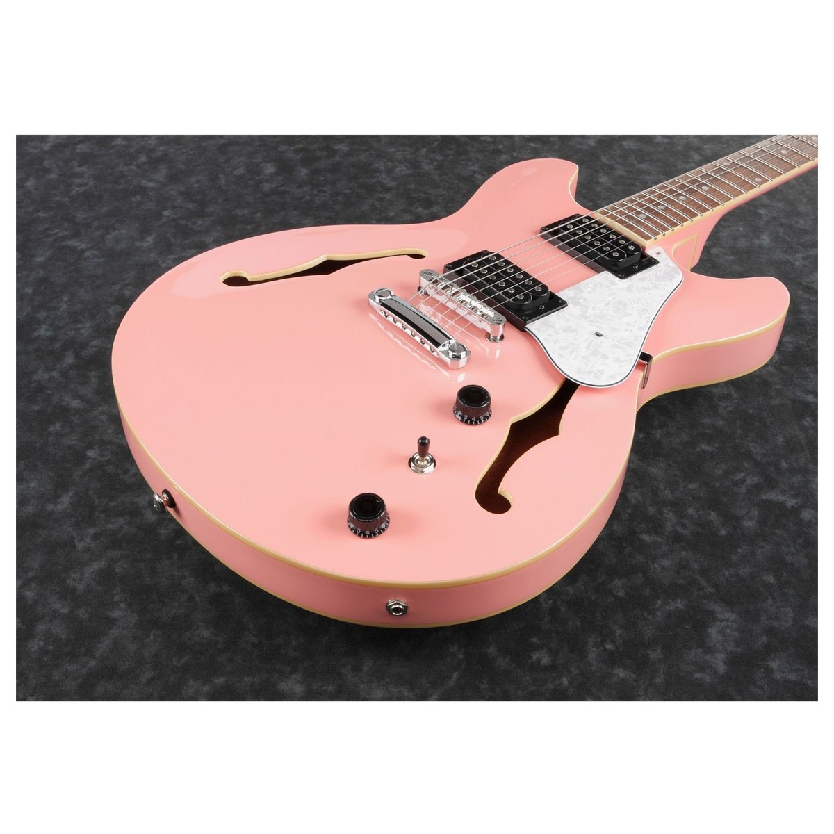 Ibanez As63 Crp Artcore Hh Ht Lau - Coral Pink - Semi hollow elektriche gitaar - Variation 1