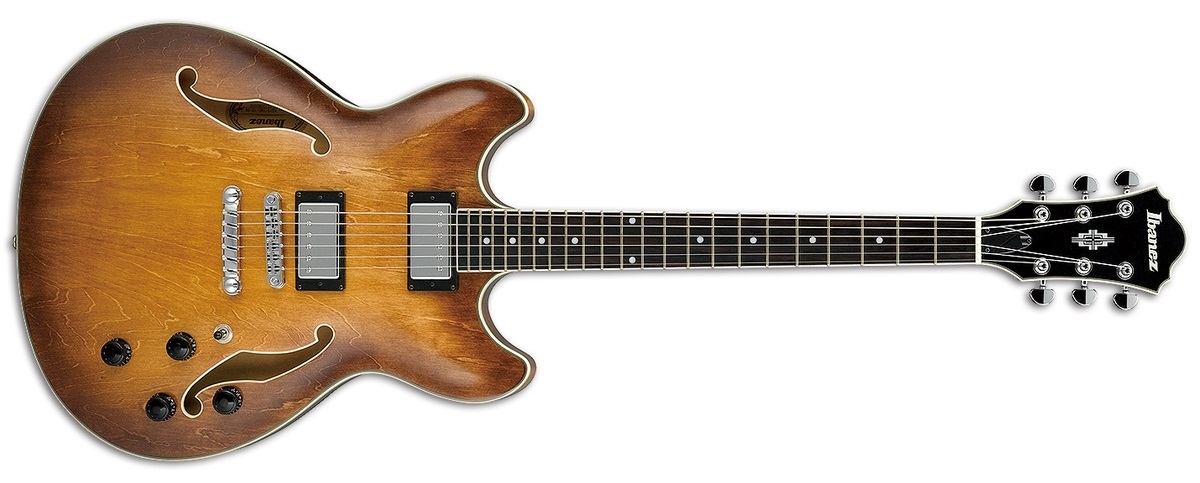 Ibanez As73 Tbc Artcore Hh Ht Lau - Tobacco Brown Sunburst - Semi hollow elektriche gitaar - Variation 1