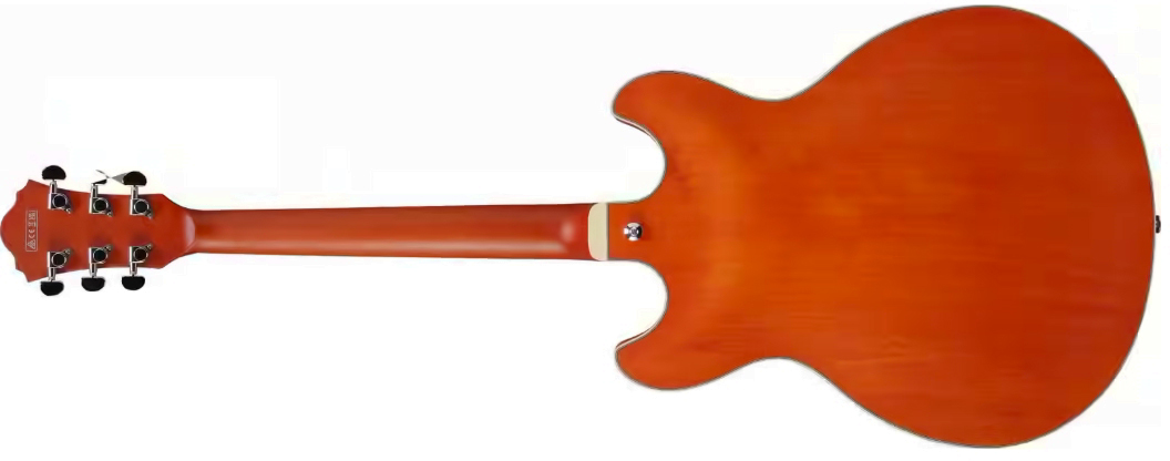 Ibanez As73 Ttf Artcore 2h Ht Rw - Transparent Tangerine Flat - Semi hollow elektriche gitaar - Variation 1
