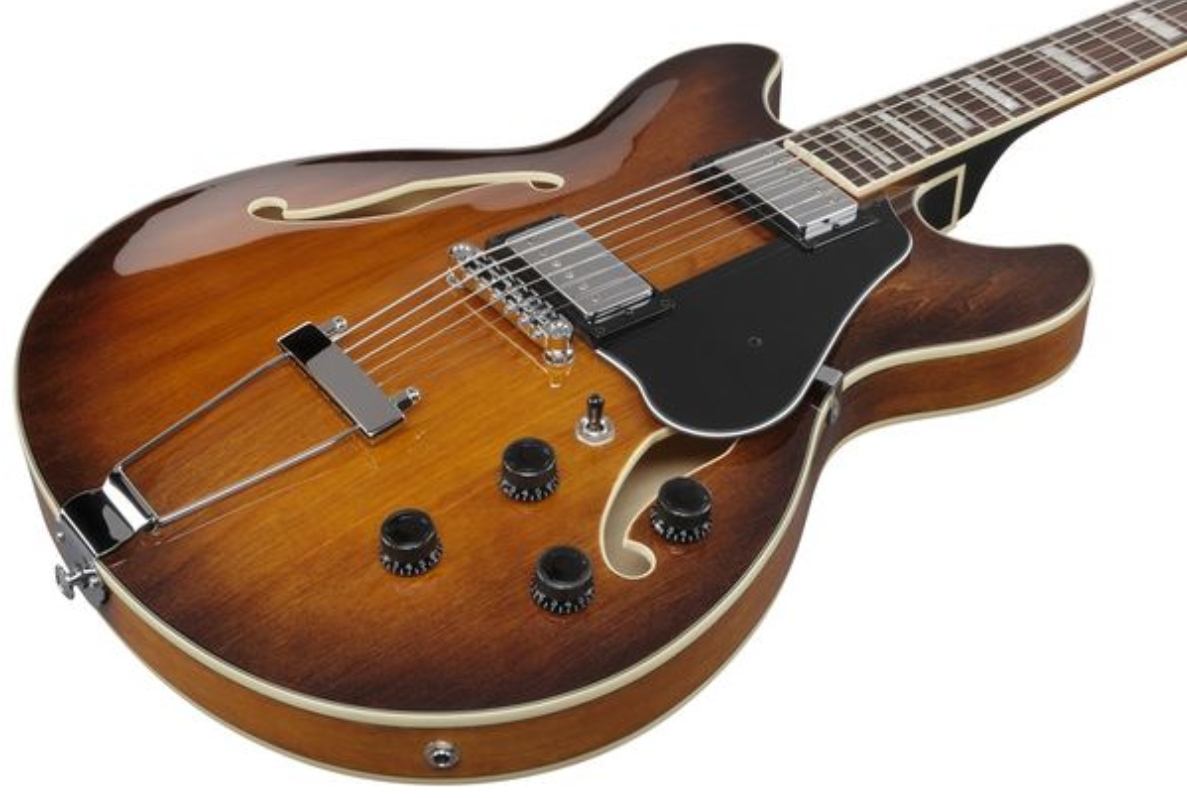 Ibanez As7328 Tbc Artcore Baryton 2h Ht Rw - Tobacco Brown - Semi hollow elektriche gitaar - Variation 2