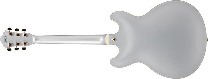 Ibanez As73g Msf Artcore 2h Ht Rw - Moonstone Silver Flat - Semi hollow elektriche gitaar - Variation 1