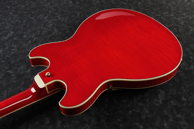Ibanez As93fm Tcd Artcore Expressionist Hh Ht Eb - Trans Cherry Red - Semi hollow elektriche gitaar - Variation 2