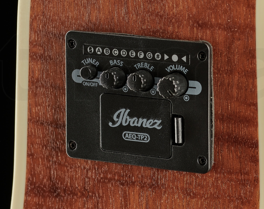 Ibanez Aw417ce Ops Artwood Dreadnought Cw Epicea Okoume Pf - Open Pore Semi-gloss - Folk gitaar - Variation 4