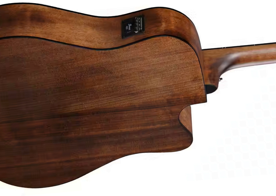 Ibanez Aw54lce Opn Artwood Dreadnought Cw Gaucher Tout Acajou Lau - Open Pore Natural - Folk gitaar - Variation 2