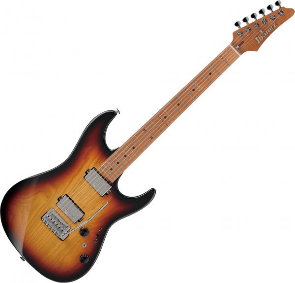 Solid body elektrische gitaar Ibanez AZ2202 TFB Prestige Japan - Tri Fade Burst