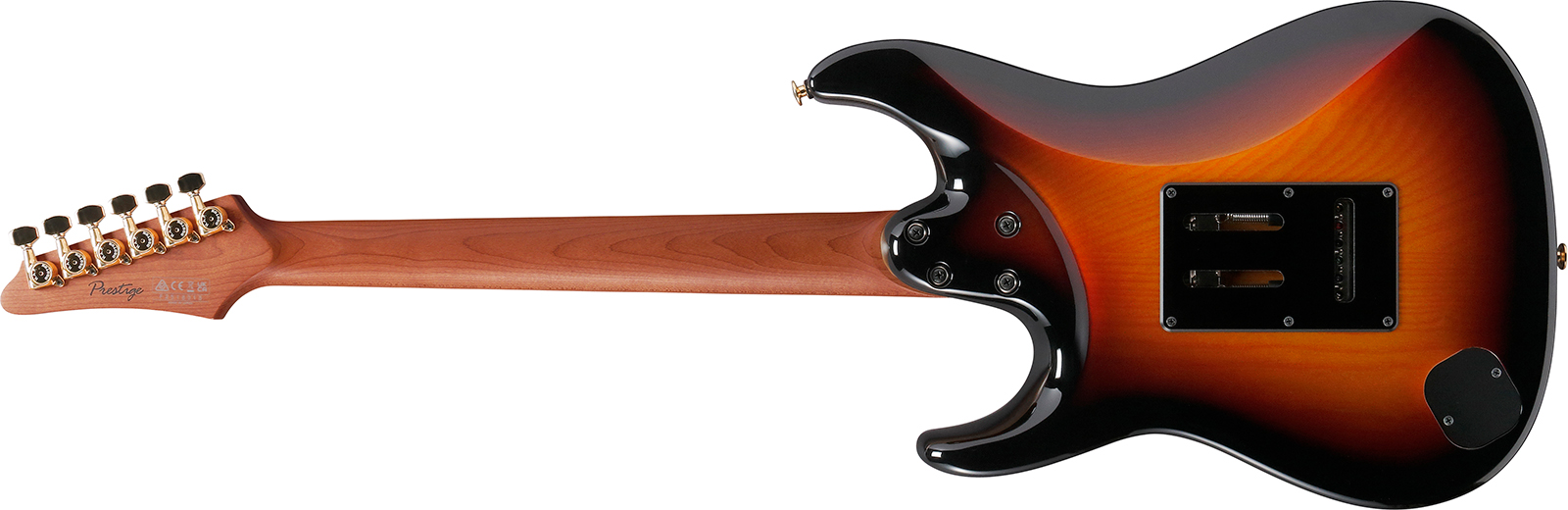 Ibanez Az2204ag Tfb Prestige Jap Hss Seymour Duncan Trem Mn - Tri Fade Burst - Elektrische gitaar in Strat vorm - Variation 1