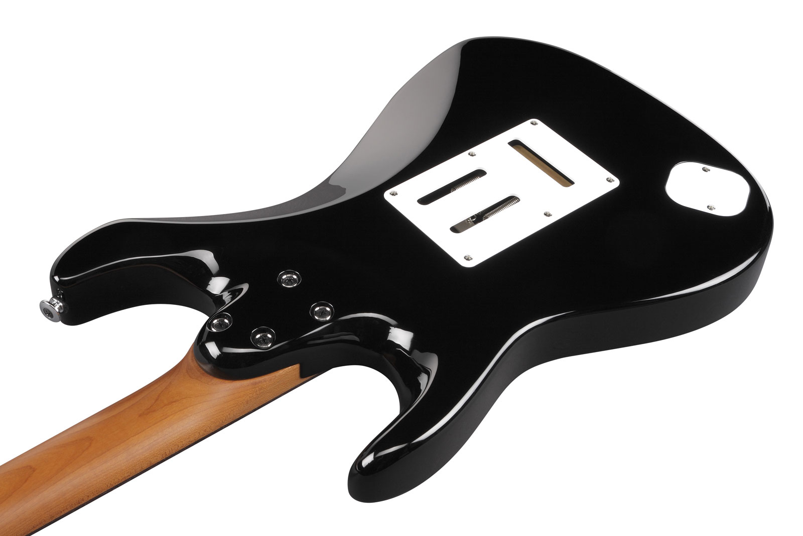 Ibanez Az2204b Bk Prestige Jap Hss Seymour Duncan Trem Mn - Black - Elektrische gitaar in Str-vorm - Variation 3