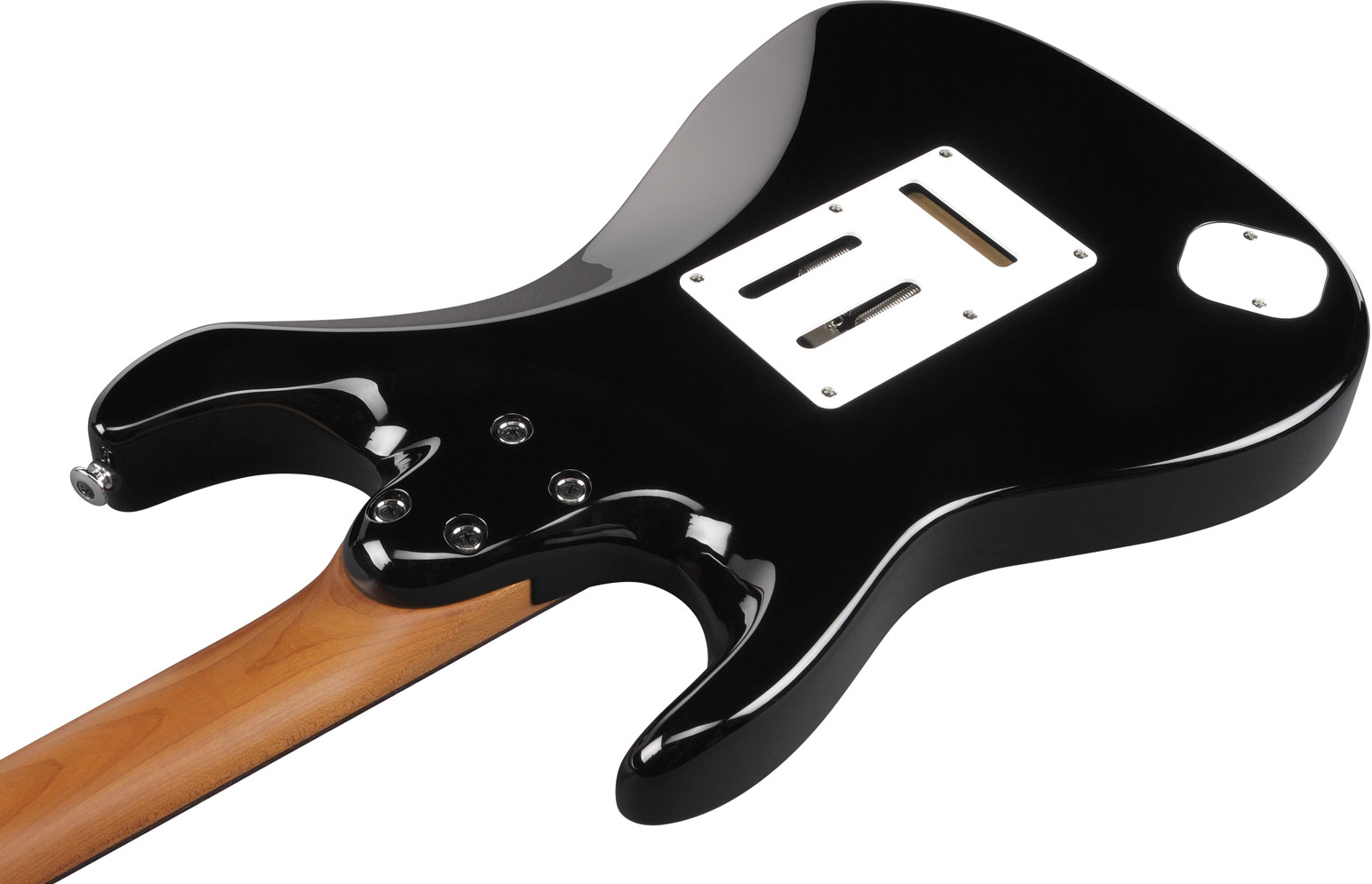 Ibanez Az2204n Bk Prestige Jap Hss Seymour Duncan Trem Rw - Black - Elektrische gitaar in Str-vorm - Variation 2