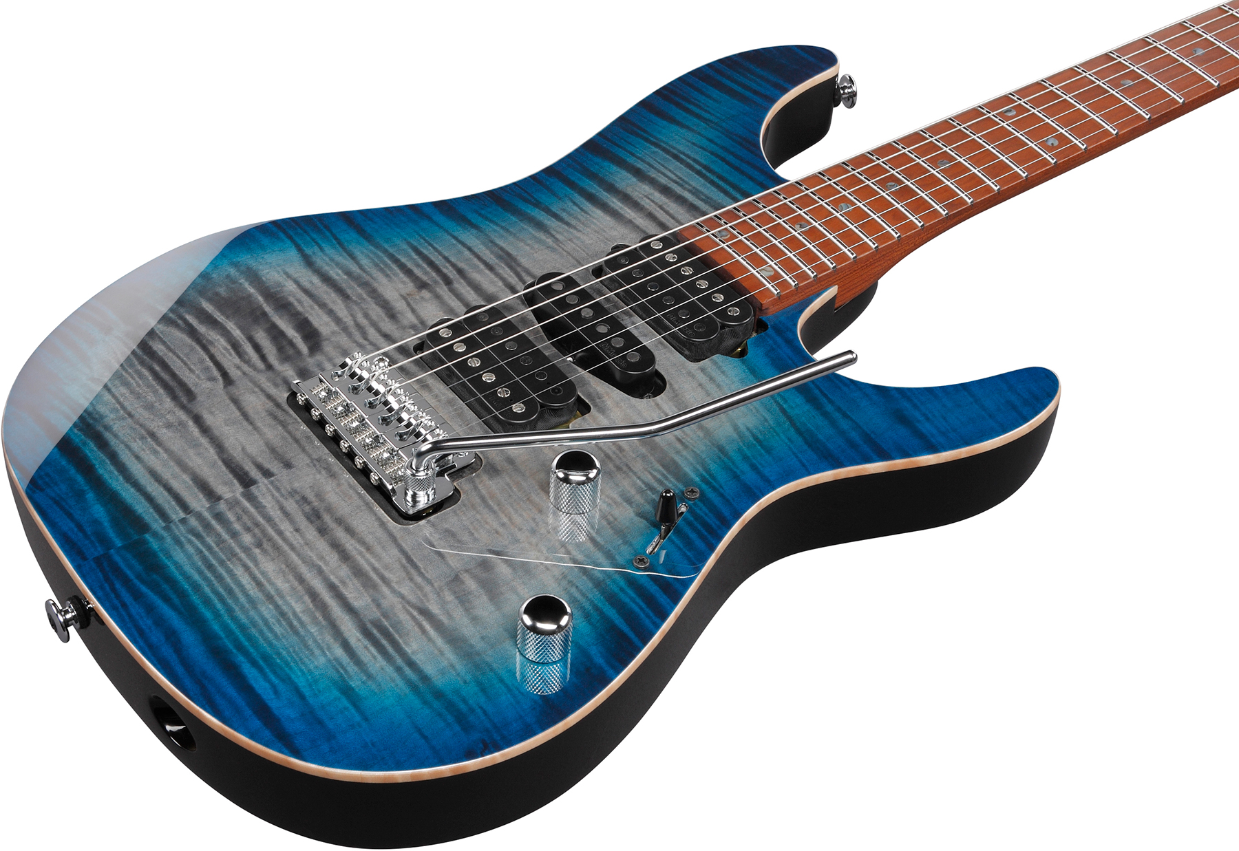 Ibanez Az2407f Sde Prestige Jap Hsh Dimarzio Trem Mn - Sodalite - Elektrische gitaar in Str-vorm - Variation 2