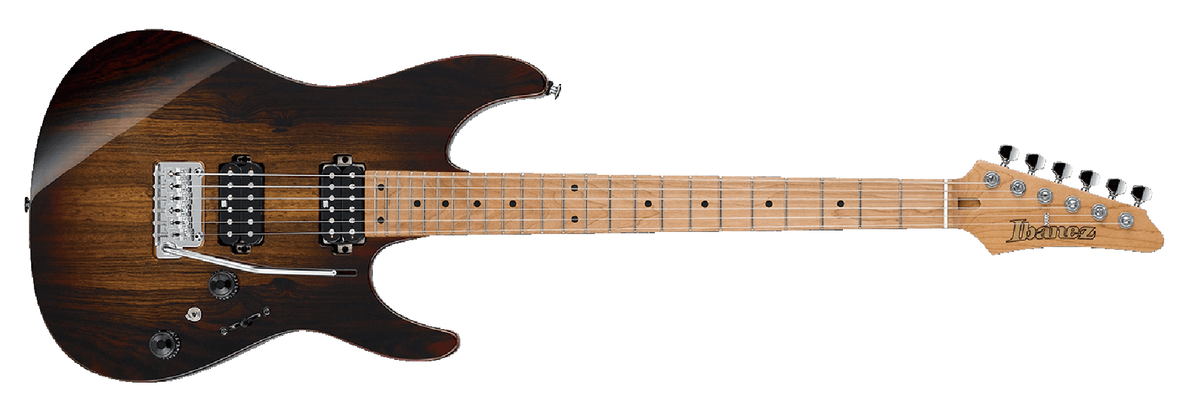 Ibanez Az242bc Det Premium Hh Trem Mn - Deep Espresso Burst - Elektrische gitaar in Str-vorm - Variation 1