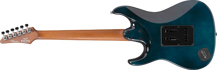 Ibanez Az24p1qm Premium Hss Trem Mn - Deep Ocean Blonde - Elektrische gitaar in Strat vorm - Variation 1