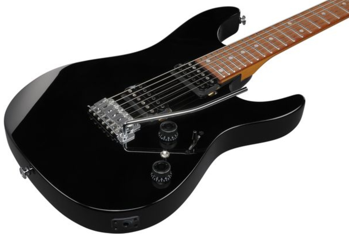 Ibanez Az24s2 Bk Standard 2h Trem Jat - Black - Elektrische gitaar in Strat vorm - Variation 2