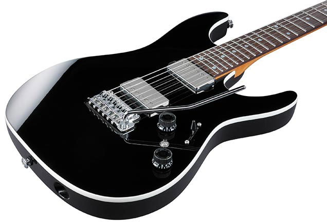 Ibanez Az42p1 Bk  Premium 2h Seymour Duncan Trem Rw - Black - Elektrische gitaar in Str-vorm - Variation 2