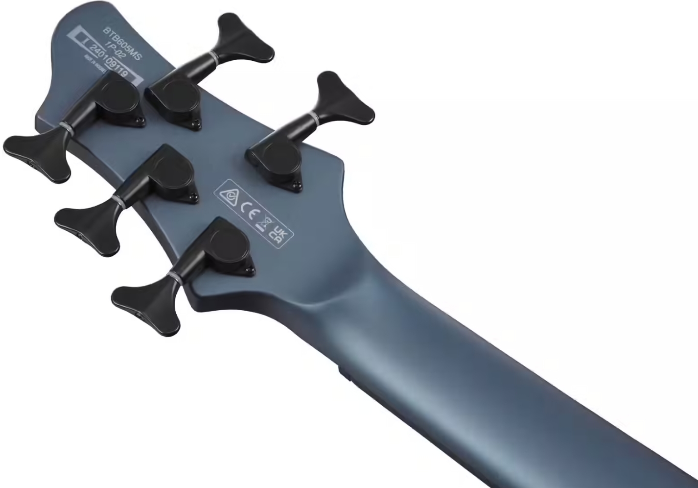 Ibanez Btb605ms Mam Workshop 5c Multiscale Active Pp - Midnight Arctic Ocean Matte - Solid body elektrische bas - Variation 4