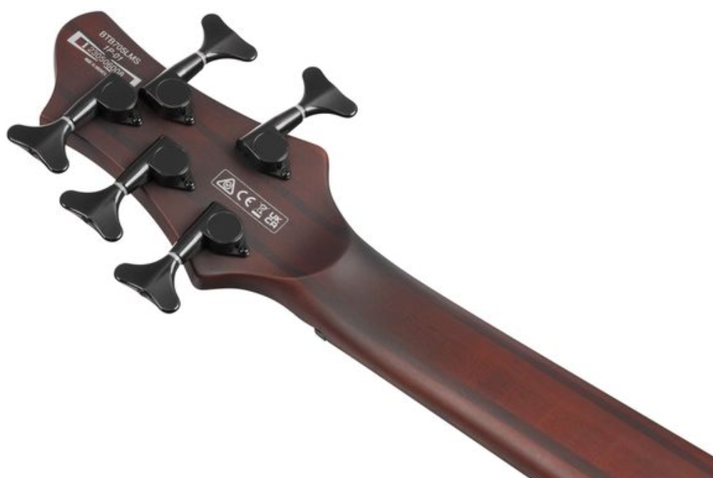 Ibanez Btb705lm Nnf Workshop 5c Multiscale Active Rw - Natural Browned Burst Flat - Solid body elektrische bas - Variation 5