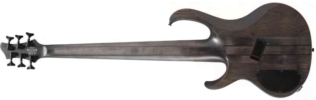 Ibanez Btb806ms Tgf Workshop 6c Multiscale Active Pp - Transparent Gray Flat - Solid body elektrische bas - Variation 1