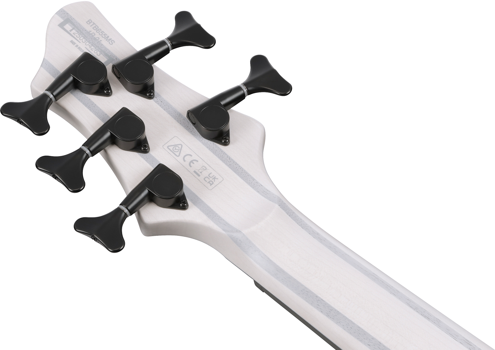 Ibanez Btb865ms Twf Workshop 5c Multiscale Active Pp - Transparent White Flat - Solid body elektrische bas - Variation 5