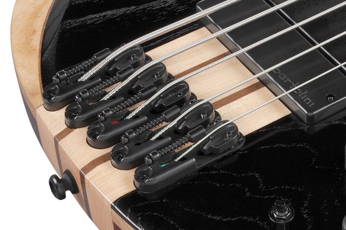 Ibanez Btb865sc Wkl Workshop 5c Active Bartolini Rw - Weathered Black Low Gloss - Solid body elektrische bas - Variation 3