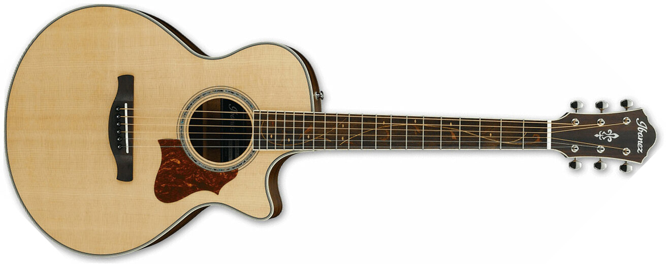 Ibanez Ae205jr Opn Grand Concert Junior Epicea Acajou Ova - Open Pore Natural - Westerngitaar voor kinderen - Main picture