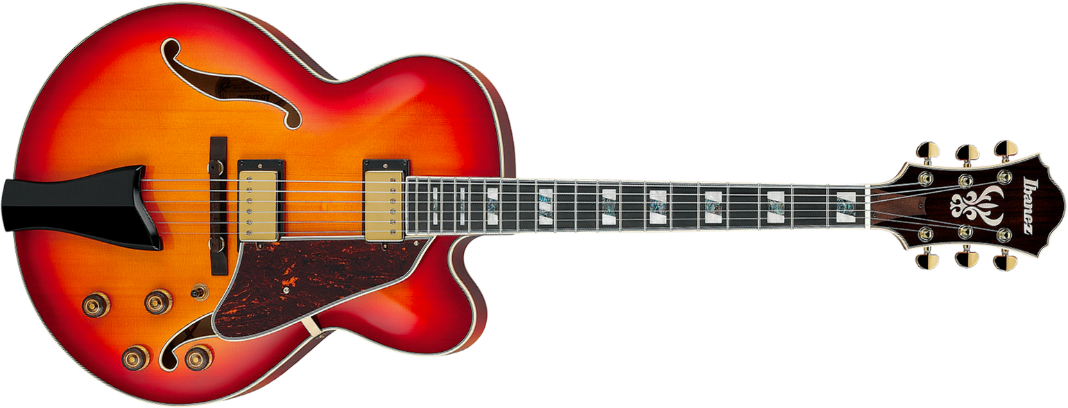Ibanez Af115 Awb Artstar 2h Ht Eb - Aged Whiskey Burst - Semi hollow elektriche gitaar - Main picture