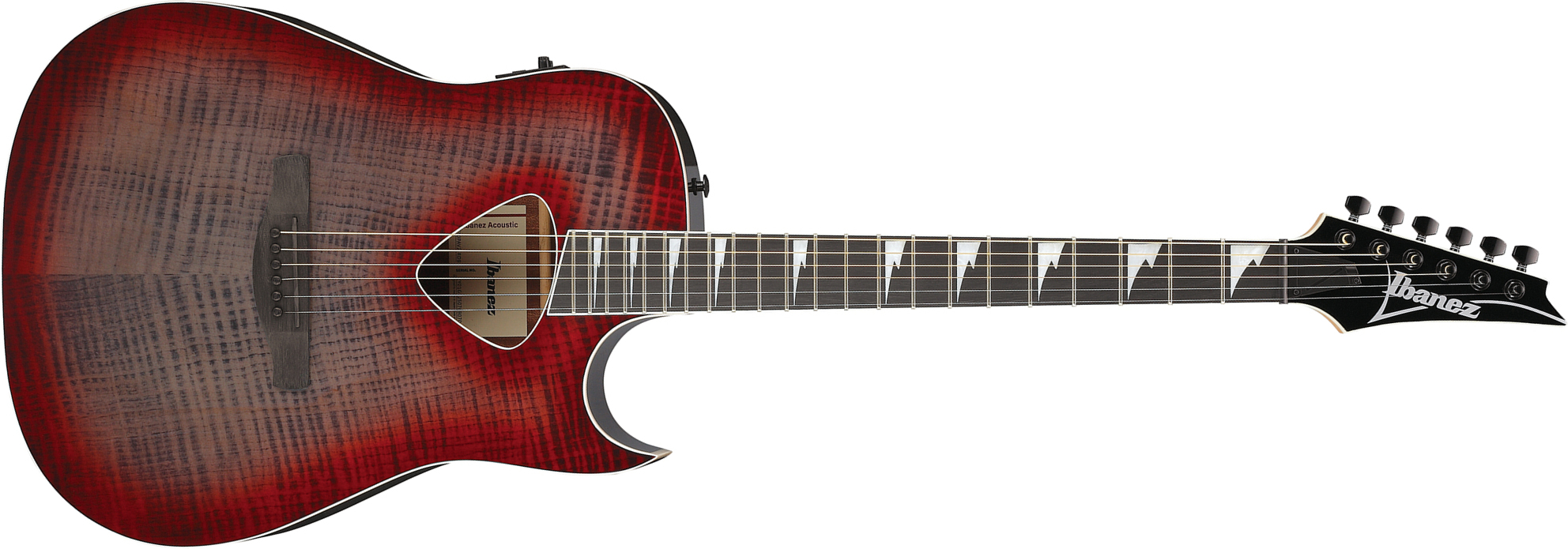 Ibanez Alt50fa Rdb Altsar Dreadnought Cw Tilleul Sapele Pur - Red Doom Burst High Gloss - Folk gitaar - Main picture