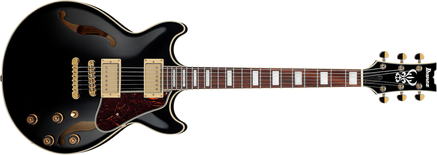Ibanez Am73g Bk Artcore 2h Ht Rw - Black - Semi hollow elektriche gitaar - Main picture