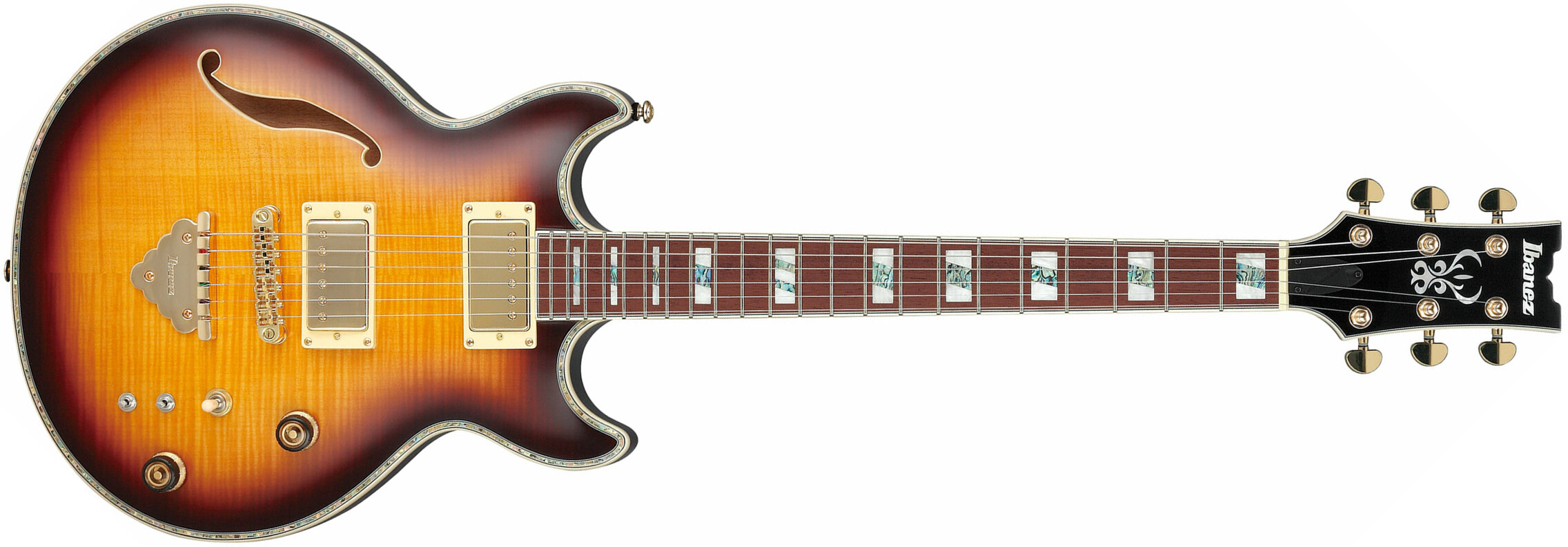 Ibanez Ar520hfm Vls Standard Hh Ht Jat - Violin Sunburst - Hollow bodytock elektrische gitaar - Main picture