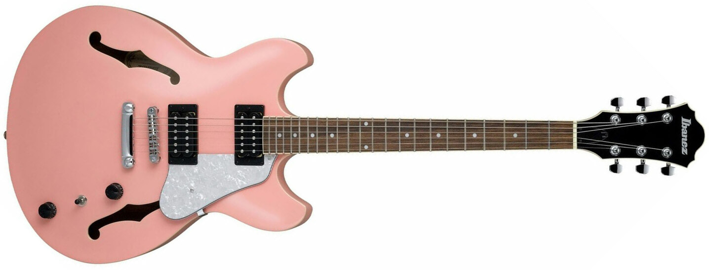 Ibanez As63 Crp Artcore Hh Ht Lau - Coral Pink - Semi hollow elektriche gitaar - Main picture