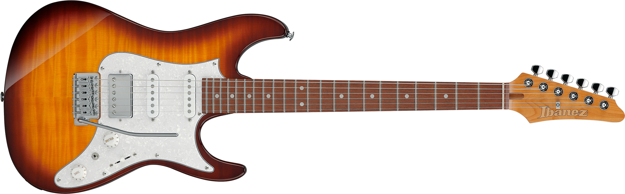 Ibanez Az22s1f Vls Standard Hss Trem Jat - Violin Sunburst - Elektrische gitaar in Strat vorm - Main picture