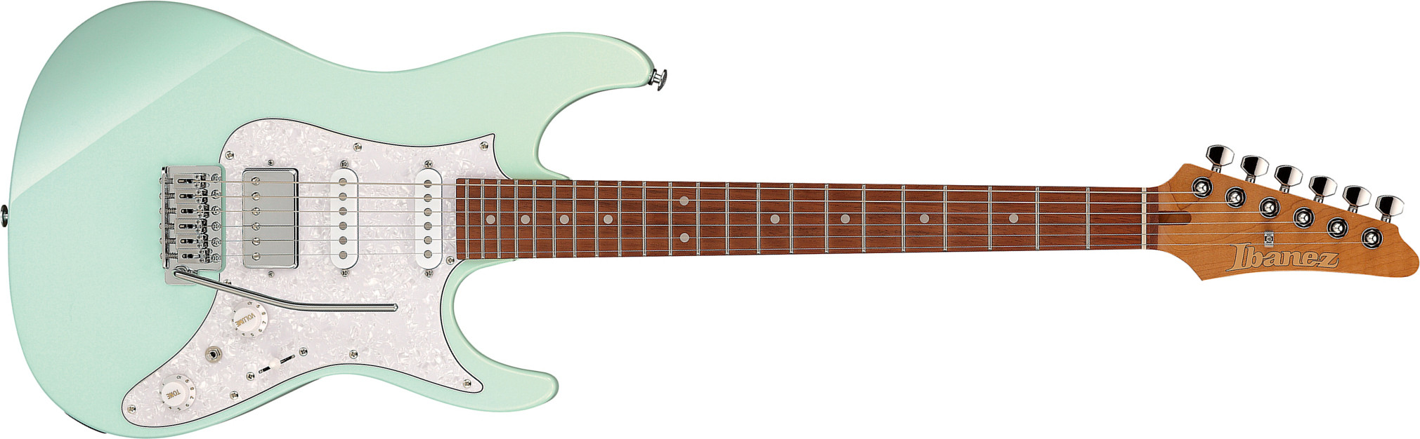 Ibanez Az22s2 Mgr Standard Hss Trem Jat - Mint Green - Elektrische gitaar in Strat vorm - Main picture