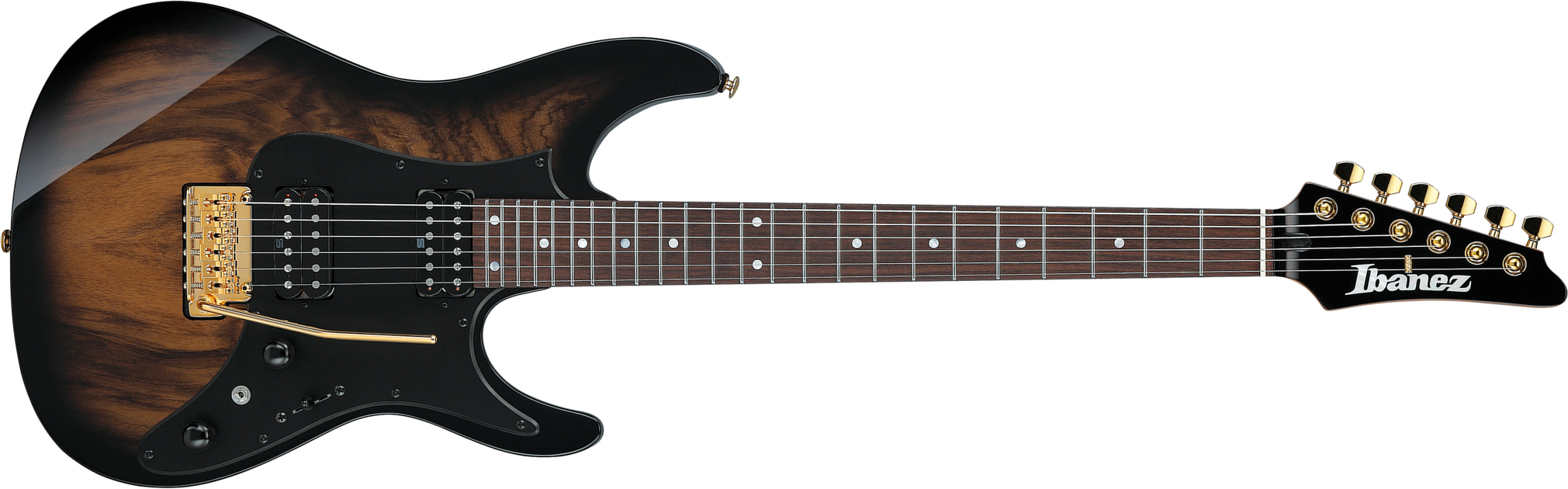 Ibanez Az41p1ew Ngt Premium 2h Trem Rw - Natural Gray Burst - Elektrische gitaar in Strat vorm - Main picture