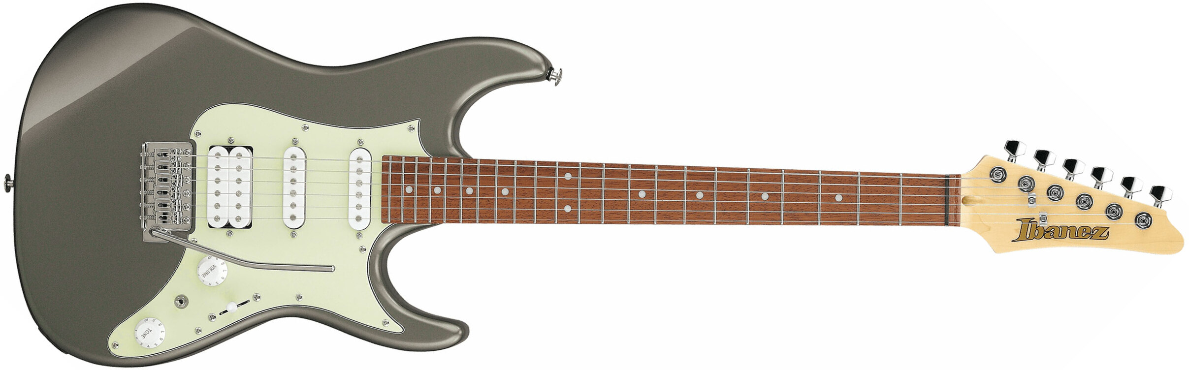 Ibanez Azes40 Tun Standard Hss Trem Jat - Tungsten - Elektrische gitaar in Str-vorm - Main picture