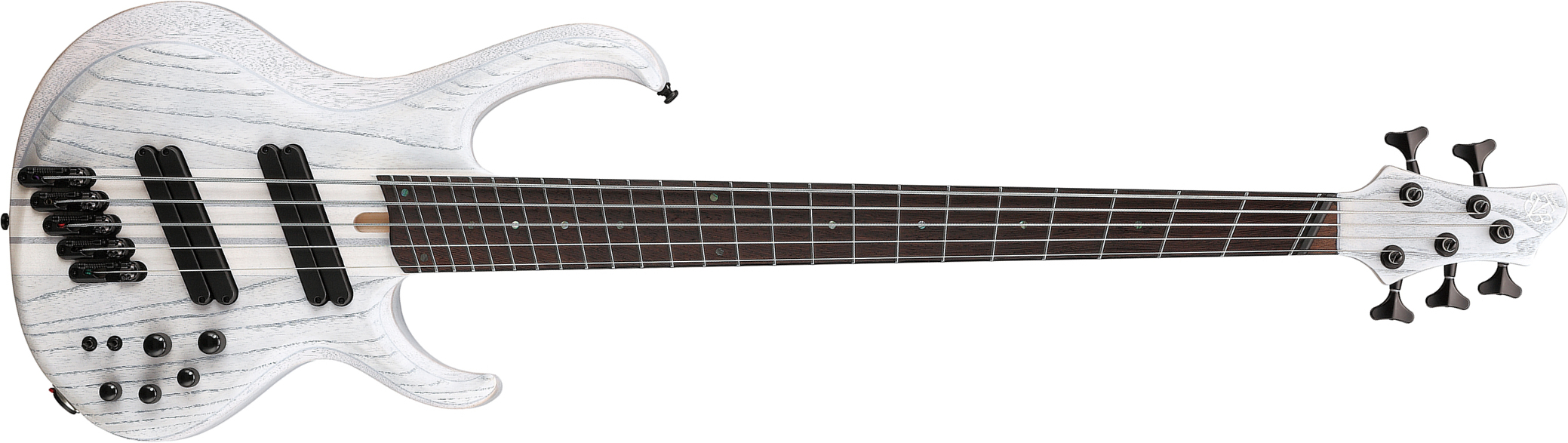 Ibanez Btb865ms Twf Workshop 5c Multiscale Active Pp - Transparent White Flat - Solid body elektrische bas - Main picture