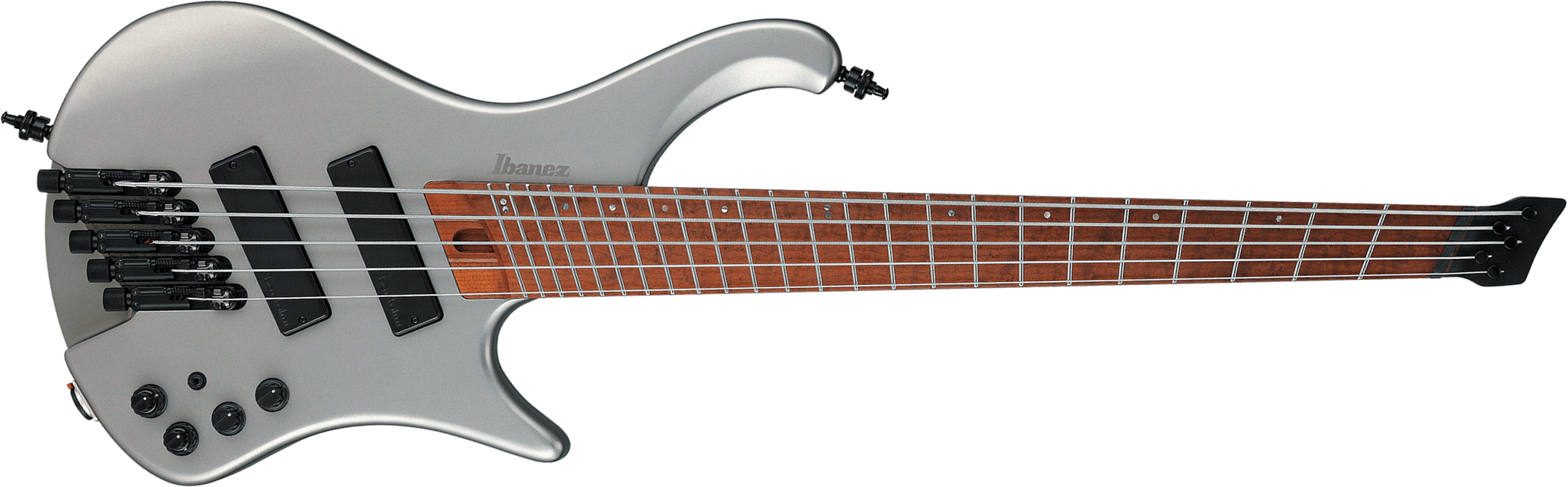 Ibanez Ehb1005sms Mgm Workshop 5c Shsc Multiscale Active Bartolini Mn - Metallic Gray Matte - Solid body elektrische bas - Main picture