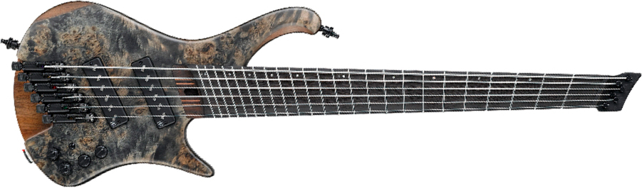 Ibanez Ehb1506ms Bif Workshop 6c Multiscale Active Pp - Black Ice Flat - Solid body elektrische bas - Main picture