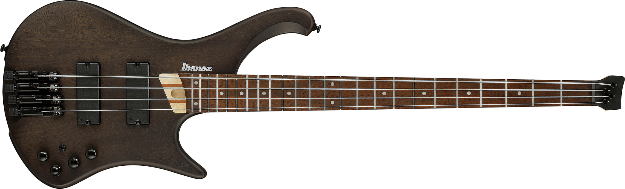 Ibanez Ehb600 Wnf Standard Active Jat - Walnut Flat - Solid body elektrische bas - Main picture